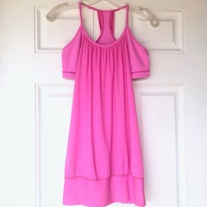 Lululemon No Limits Pink Tank Top Built in Bra 8